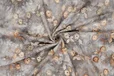 Home - Embroidery stof - tie dye - bloemen - bruin grijs - 21734-960