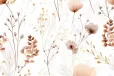 Home - Tricot stof - digitaal bloemen - wit - 50154-220