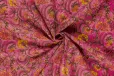 Home - Katoen stof - batik - voile - bloemen - roze - 23386-014