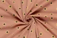 Home - Tricot stof - zonnebloemen - perzik - 21824-012