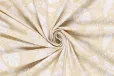 Home - Tricot stof - bladeren - beige - 21835-052