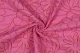 Home - Doorgestikte stof - stepped - bloemen - roze - 3790-001