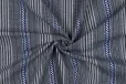 Home - Polyester stof - jacquard yarn dyed- strepen - navy - 2989-002