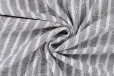 Home - Polyester stof - linnenlook - strepen & bloemen - zwart - Q11836-690