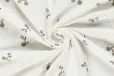 Home - Mousseline stof - fietsjes - gebroken wit - 25346-051