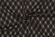 Home - Stretch stof - jacquard - wiebers - donkerbruin - 23235-101