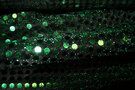 Lamee/Paillette stoffen - Paillette stof - groen - 5585-025