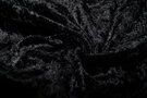 Velvet Stoffen - Velours de panne stof - zwart - 5666-069