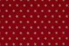 Decoratie en aankleding stoffen - Katoen stof - Kerst katoen ster groot - rood/goud - 12704-015