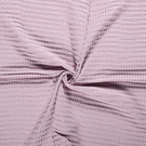 Roze Ledikantdeken stoffen - Wafelkatoen stof - grof - lila-roze - 11705-012
