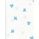 Polytex stoffen - Katoen stof - kleine strikjes - turquoise - 940050-92