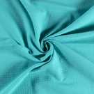 Badkleding stoffen - Katoen stof - Hydrofielstof uni - turquoise - 3001-004