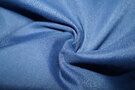 Katoen met polyester stoffen - Katoen polyester jeansblauw 3m breed