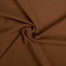 95% polyester, 5% elastan stoffen - Tricot stof - Scuba suede - bruin - 0841-098