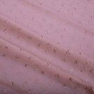 Roze Ledikantdeken stoffen - Broderie stof - oudroze - 0157-820