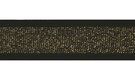 Goudkleurig - Lurexband zwart/goud 30mm (XSS14-375)