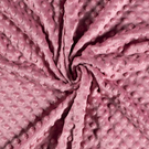 Donkerroze stoffen - Polyester stof - Fur Niply donkerroze (minky - stof) - 3347-013