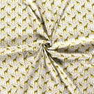 Dierenprint stoffen - Katoen stof - giraffe dierenprint - creme - 15803-052