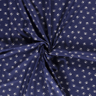 Halloween stoffen - Katoen stof - skulls - donkerblauw - 15819-008