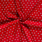 Halloween stoffen - Katoen stof - skulls - rood - 15819-015