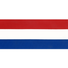 Sierband* - Vlaggenband rood/wit/blauw 70mm 6511-70