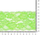 Kant band* - Rekbaar kant 6.5 cm neon groen (2149-333)