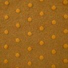 Okergele stoffen - Polyester stof - Plain fluffy dots - oker - 18475-570