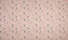 Poplin katoen stoffen - Katoen stof - Organic poplin leaves - pink - 3523-013