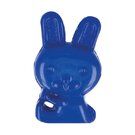 Kinder motief - Kinderknoop konijn kobaltblauw 5603-1-215