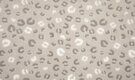 Zandbeige stoffen - Fleece stof - jacquard leopard - zand - 4007-524