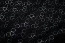 katoenen stoffen met print - Katoen stof - glitter cirkels - zwart/zilver - 410060-31