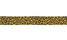 Geel - XBT31-033 Biasband jersey leopard geel 3 METER