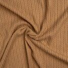 Camel beige stoffen - Tricot stof - heavy angora cably - caramel - 0844-095