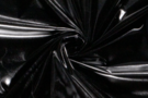 Exclusieve stoffen - Kunstleer stof - Dikke lamee stretch - zwart - 9746-069