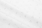 Bloemen motief stoffen - Broderie stof - wit - 0157-001