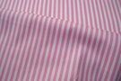 Roze Ledikantdeken stoffen - Katoen stof - streep - roze - 5574-011
