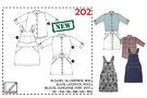 Naaipatronen - Abacadabra patroon 202 blouse/salopetterok/rok