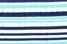 Polytex stoffen - Katoen stof - streep linnen look - blauw - 963506-11