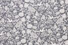 Polytex stoffen - Tricot stof - jacquard bloemen - grijs - 319003-16