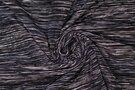 Gestreepte stoffen - Polyester stof - plisse printed - zwart - 417025-73