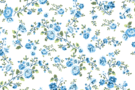 Aqua blauwe stoffen - Katoen stof - poplin bloemen - aqua - 19411-004