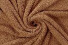 Bruine stoffen - Gebreide stof - boucle - bruin - 0937-098