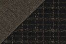 Nieuwe stoffen - Tricot stof - angora glitter square - zwart - 19110-999