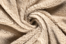 Beige stoffen - Bont stof - teddy - beige - 18494-052