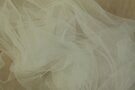 Witte / creme stoffen - Tule stof - breed - ecru - 4700-002