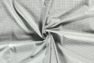 Decoratiestoffen - Katoen stof - boerenbont ruit (0,4 cm) - oudgroen - 5582-021