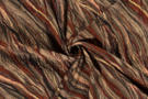 Gestreepte stoffen - Viscose stof - bubble bedrukt strepen - olijfgroen - 18284-027