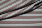 Gestreepte stoffen - Tricot stof - gestreept - oudroze - KC3009-031