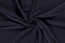 Marineblauwe stoffen - Gebreide stof - heavy knit - marineblauw - 18027-008
