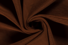 Bruine stoffen - Tricot stof - ottoman ribbel - bruin - 18493-055